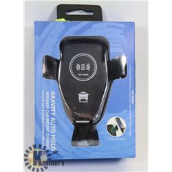 NEW GRAVITY AUTO HOLD WIRELESS CHARGER, AUTO
