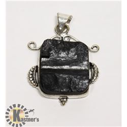 #195-BLACK TOURMALINE PENDANT