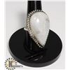 Image 1 : #219-MOONSTONE RING SIZE 7.5