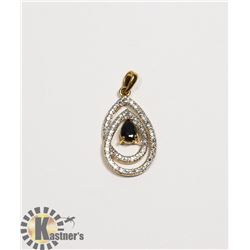#137-BLUE SAPPHIRE PENDANT