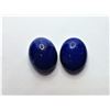 Image 1 : 19)  LOT OF 2  NATURAL OVAL LAPIS LAZULI