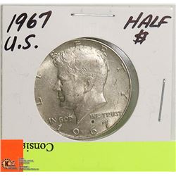 U.S. KENNEDY HALF DOLLAR 1967