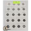 Image 1 : LOT OF 20 UNCIRCULATED 2016 CANADIAN NICKELS