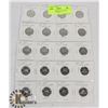 Image 1 : LOT OF 20 UNCIRCULATED 2016 CANADIAN NICKELS