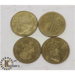 4PCS OF  FRENCH MEDALLIONS