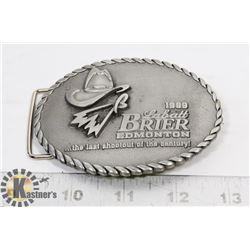 LABATT BRIER 1999 EDMONTON BELT BUCKLE