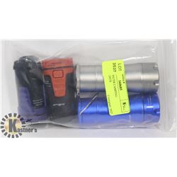 4 EDDIE BAUER CAMPING FLASHLIGHTS