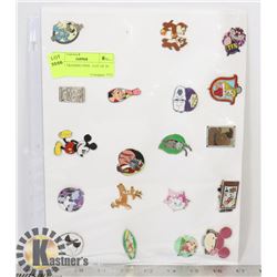 DISNEY TRADING PINS - LOT OF 20