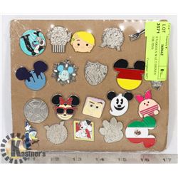 LOT OF 20 VARIOUS WALT DISNEY COLLECTOR PINS