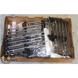 LOT OF 10 NEW CLOSET ORGANIZERS / TOWEL RACKS