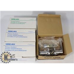 MISC PASSAGE PRIVACY SETS (4) TOTAL WEISER