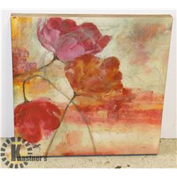 STRETCH CANVAS FLOWER PICTURE