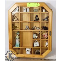 ESTATE TRINKET DISPLAY WITH CONTENTS