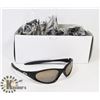 Image 1 : BOX OF BLACK OAKLEY STYLE SUNGLASSES