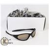 Image 1 : BOX OF BLACK OAKLEY STYLE SUNGLASSES