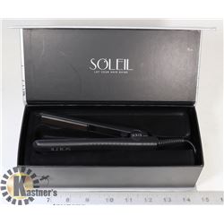 SOLEIL MINI BLACK FLAT IRON W/ CERAMIC PLATES
