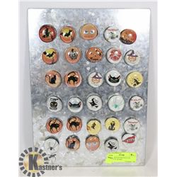HANDCRAFTED MAGNETS ON MAGNETIC BOARD