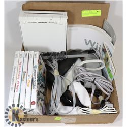 NINTENDO WII CONSOLE AND ACCESSORIES