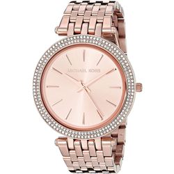 NEW MICHAEL KORS GLITZ ROSE GOLD TONE MSRP $340