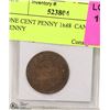 Image 1 : ONE CENT 1888 CANADIAN PENNY