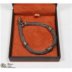 .925 STAMPED SILVER 8 INCH BRACELET