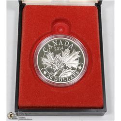 ROYAL CANADIAN MINT 2014 $20 FINE SILVER