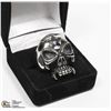 Image 1 : NEW MEN'S STEEL SKULL FACE WITH STAR RING -