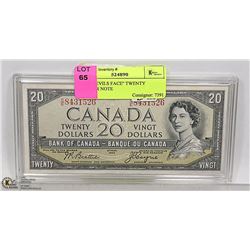 1954 ''DEVILS FACE'' TWENTY DOLLAR NOTE