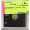 Image 1 : 1852 CALIFORNIA  GOLD INDIAN TOKEN