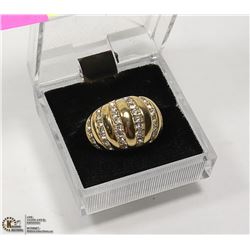 MENS RHINESTONE RING SIZE 7.5