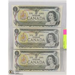 SHEET OF 1973 DOLLAR BILLS.