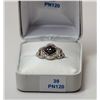 Image 2 : 39)14KT WHITE GOLD COLOURED BLACK DIAMOND