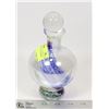 Image 1 : ART GLASS PERFUME DECANTER 7" TALL