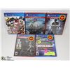 Image 1 : LOT OF 5 PS4 GAMES INCLUDES: PACMAN,THE LAST OF US