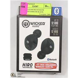 WICKED AUDIO BLUETOOTH WIRELESS EARBUDS BLACK