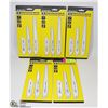 Image 1 : 5 PACKS OF WORKPRO RECIPROCATING SAW BLADE SETS
