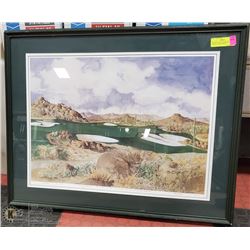 "CANYON PASS" B.ZINK SIGNED LIMITED EDITION PRINT