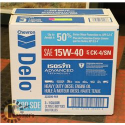 CHEVRON DELO SDE 15W40 MOTOR OIL - NEW