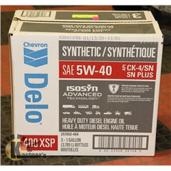 CHEVRON DELO FULL SYNTHETIC 5W40 MOTOR OIL - NEW