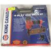 Image 1 : NEW KING CANADA BRAD NAILER KIT 18 GAUGE BY 2 INCH