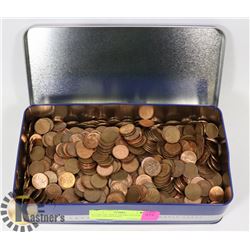 6.2 LBS OF ASS'T YEARS PENNIES, OVER 1000 PENNIES