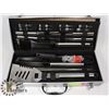 Image 1 : NEW 20 PIECE SET OF BBQ TOOLS - TONGS, SKEWERS(4)