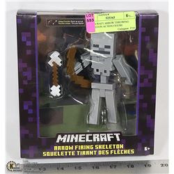 MINECRAFT ARROW THROWING SKELETON ACTION FIGURE