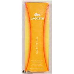 LACOSTE TOUCH OF SUN 100ML WOMENS EAU DE TOILETTE.