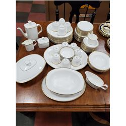 ROYAL DOULTON "GOLD CONCORD" 80PC FINE CHINA SET