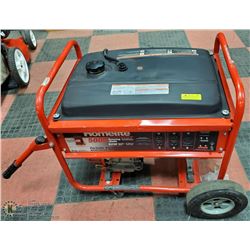 HOMELITE 5000 GAS GENERATOR, 6250 RUNNING WATTS