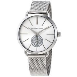NEW MICHAEL KORS 38MM CRYSTAL SUBDIAL MSRP $305