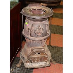 MCLEARY LONDON ANTIQUE COAL HEATER CONDITION AS IS
