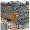 Image 1 : METAL GARDEN SUN WALL DECORATION