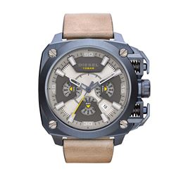 NEW DIESEL 56MM CHRONO OVERSIZE MSRP $395 WATCH